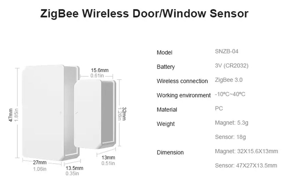 SONOFF Wireless Door Window sensor 2
